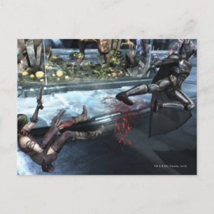 Screenshot: Harley vs Batman Postcard