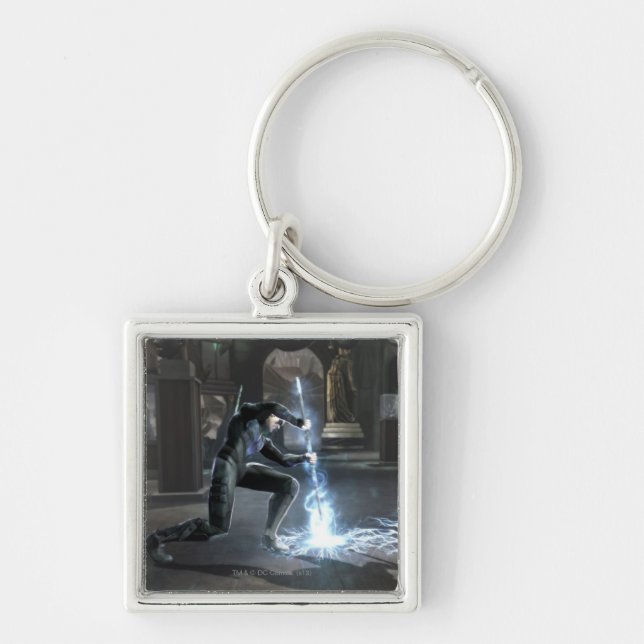 Screenshot: Nightwing vs Flash Key Ring (Front)