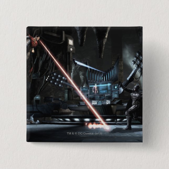 Screenshot: Superman vs Batman 15 Cm Square Badge (Front)