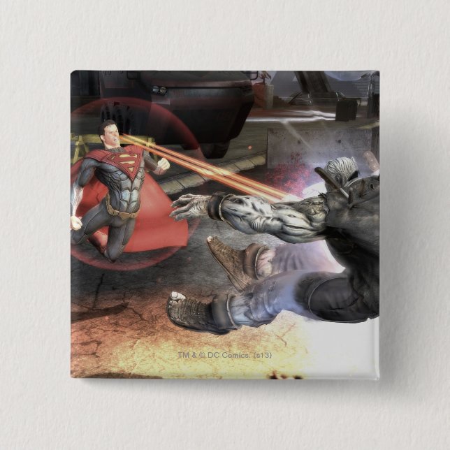 Screenshot: Superman vs Batman 2 15 Cm Square Badge (Front)