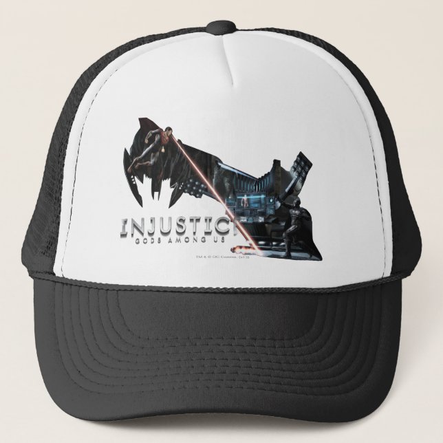 Screenshot: Superman vs Batman Trucker Hat (Front)