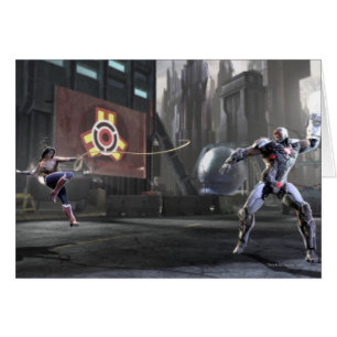 Screenshot: Wonder Woman vs Cyborg 2