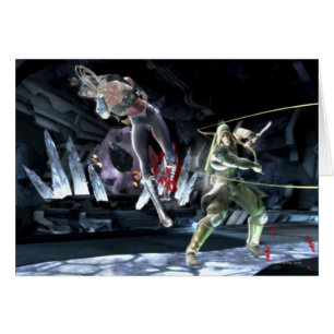 Screenshot: Wonder Woman vs Green Arrow