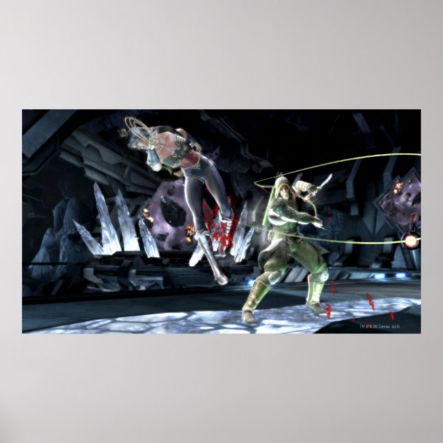 Screenshot: Wonder Woman vs Green Arrow Poster (Front)