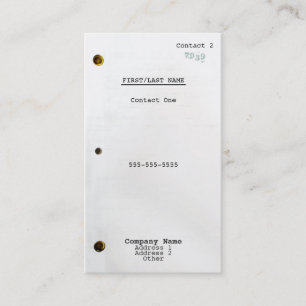 Screenwriter Business Card