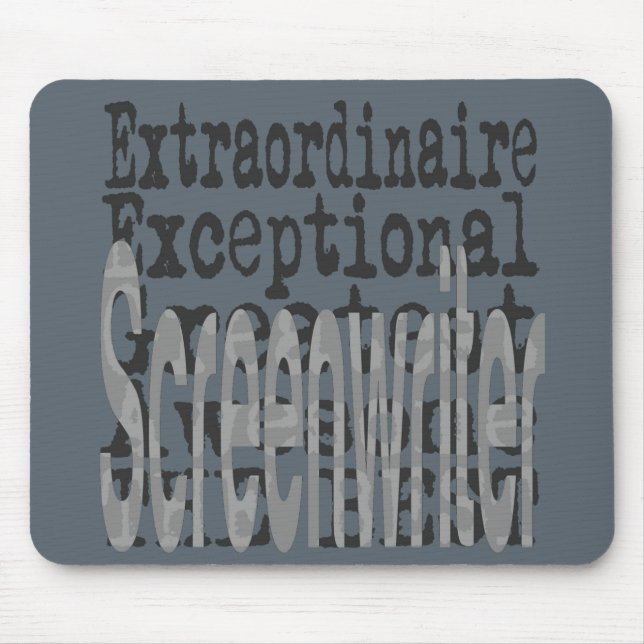 Screenwriter Extraordinaire Mouse Mat (Front)