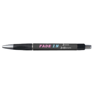 Screenwriter Personalised Pink And Blue