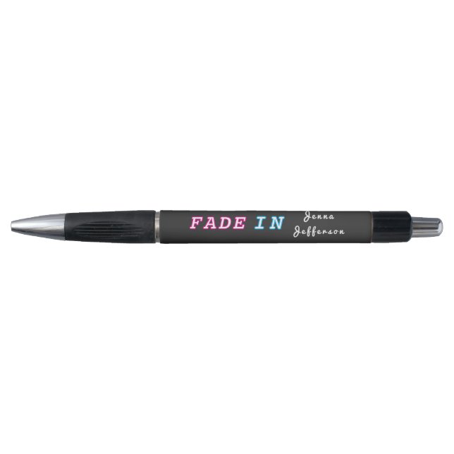 Screenwriter Personalised Pink And Blue (Front)