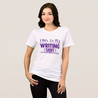 screenwriter quote "This is my writing shirt" Tri-Blend Shirt