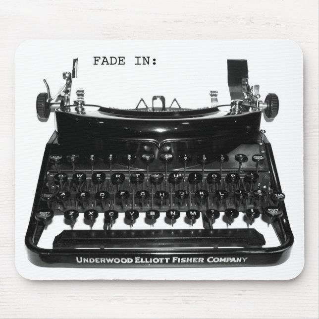 Screenwriters Writer Typewriter Mousepad (Front)