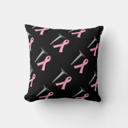 Screw Breast Cancer! Survivors Humour Cushion