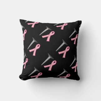 Screw Breast Cancer! Survivors Humour Cushion