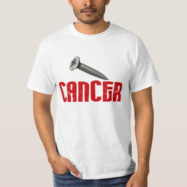 Screw Cancer $12.95 SPECIAL OFFER T-Shirt (Front)