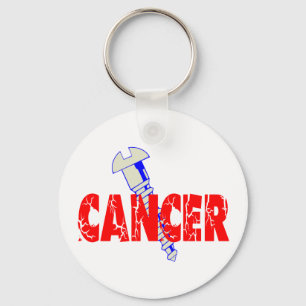 Screw Cancer Key Ring