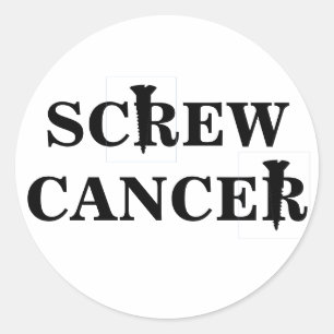 Screw Cancer Stickers