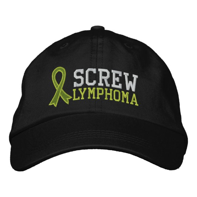Screw Lymphoma Embroidered Hat (Front)