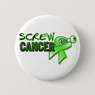 Screw Non-Hodgkin's Lymphoma 6 Cm Round Badge