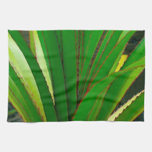 Screw Pine Closeup Tea Towel