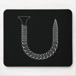 Screw Shaped U - Funny Tool Insul Mouse Mat