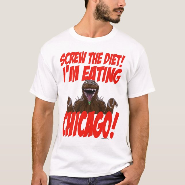 Screw The Diet! Chicago T-Shirt (Front)