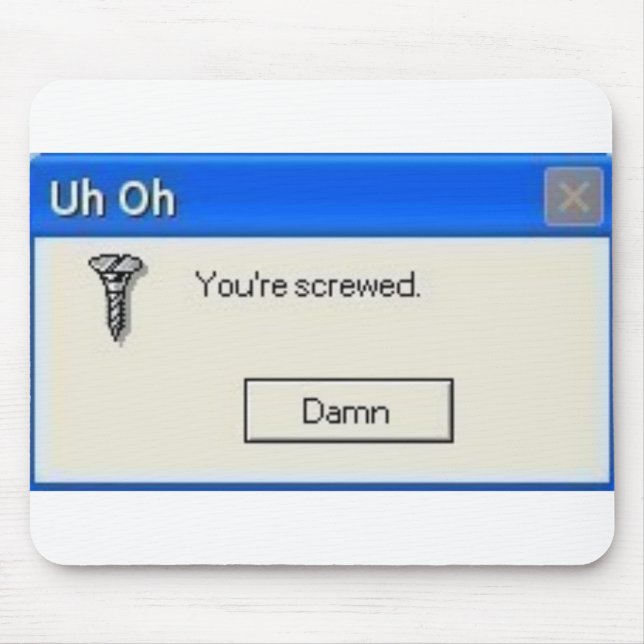 screwed mouse mat (Front)