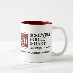 Screwem Goode & Hart Two-Tone Coffee Mug