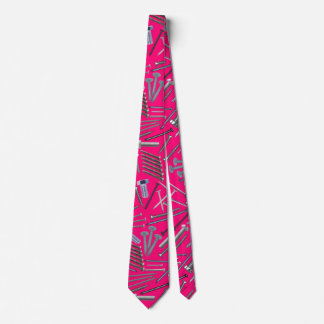 Screws and nails x4 B Pink BG Tie