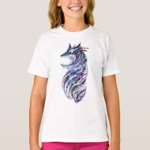 scribble design of a wolf