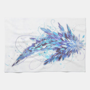 scribble design tea towel