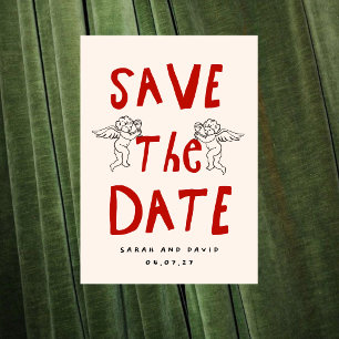 Scribble Funny Doodle Save the date 