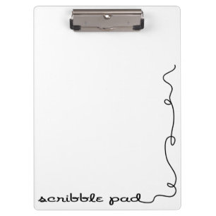 Scribble Pad Clipboard
