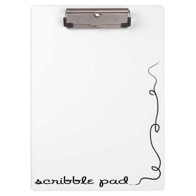 Scribble Pad Clipboard (Front)