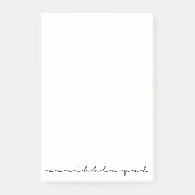 Scribble Pad Post-it Notes (Front)