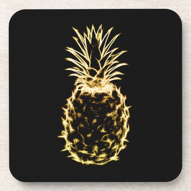 Scribble Pineapple Coaster (Front)