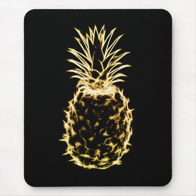 Scribble Pineapple Mouse Mat (Front)