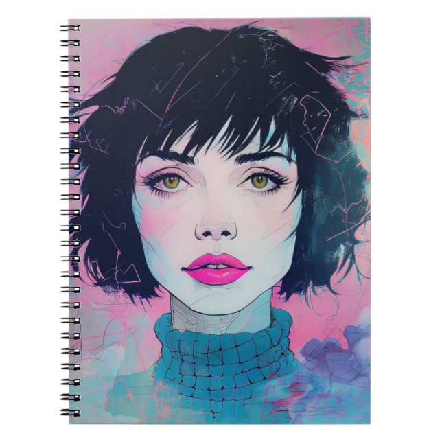 Scribble Portrait | Notebook Journal (Front)