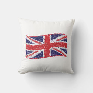 Scribbled Union Flag Cushion