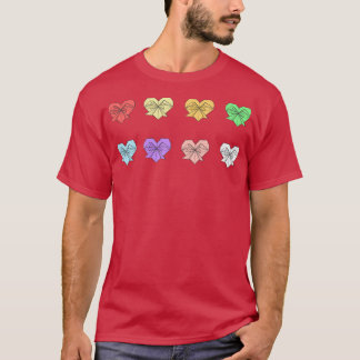 Scribblegami Heart Colour Pack T-Shirt