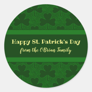 Scribbleprint Clover Classic Round Sticker