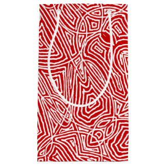 Scribbleprint Red Small Gift Bag