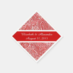 Scribbleprints Diamond Napkin