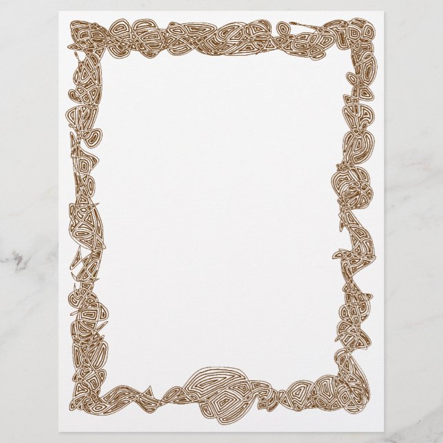 Scribbleprints Letterhead - Brown (Front)
