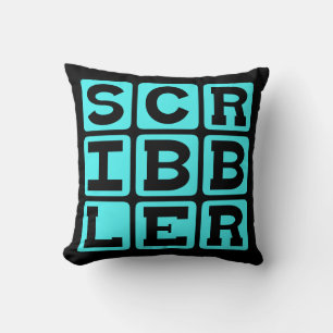 Scribbler, Cartoonist or Artist Cushion