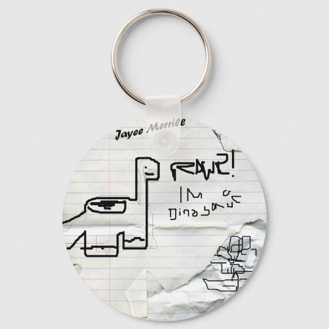 Scribbles Key Ring (Front)