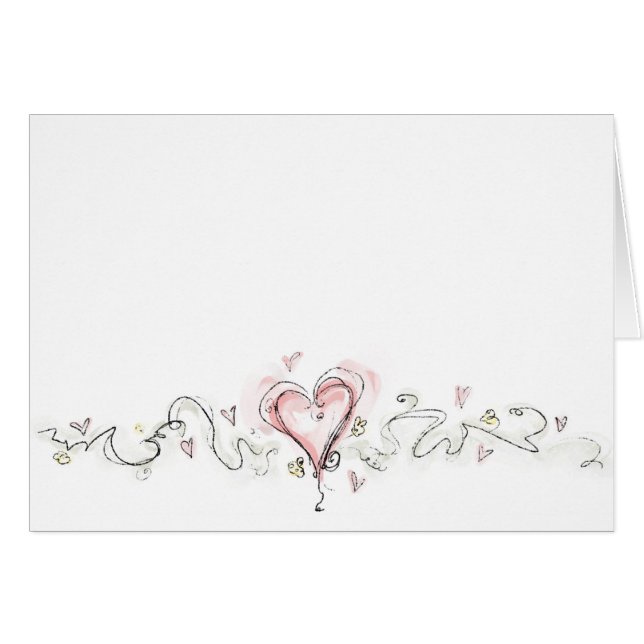 Scribbly Pink Heart (Front Horizontal)