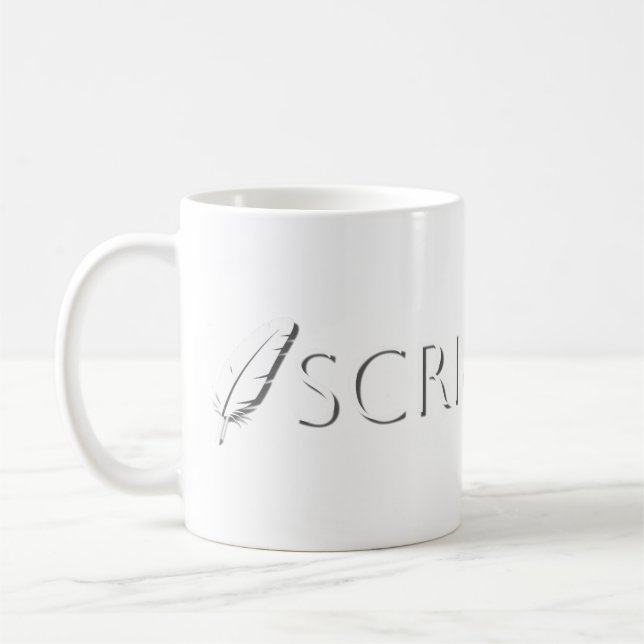 Scribe Vibes Writers Authors Poets Coffee Mug (Left)