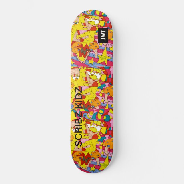 SCRIBZ KIDZ SKATEBOARD / JMT (Front)