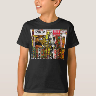 SCRIBZ TEK SKATEBOARD / JMT T-Shirt