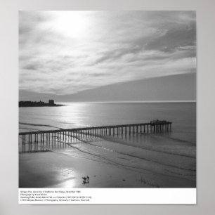 Scripps Pier, 1966 Poster