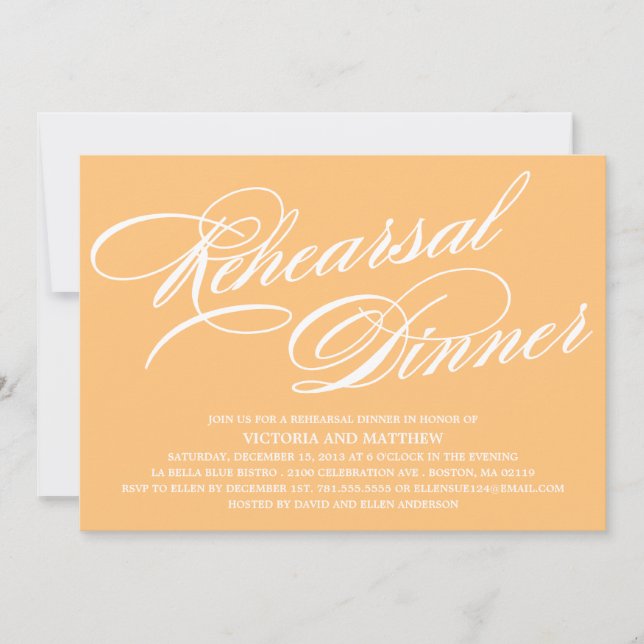 SCRIPT 2 | REHEARSAL DINNER INVITE (Front)